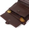 Портмоне Bond Accessories З натуральної зернистої шкіри Коричневе (22056) зображення 9