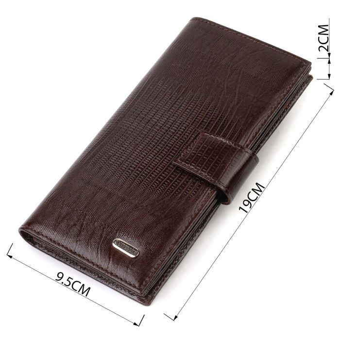 Портмоне Canpellini З натуральної шкіри Коричневе (21718) зображення 3