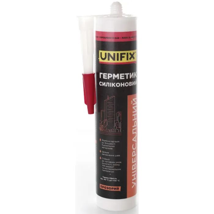 Герметик автомобільний Unifix універсальний (прозорий) 280 мл