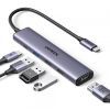 Порт-реплікатор Ugreen CM478 USB Type-C HDMI, USB/3.0, Type-C for charging PD/100W (15495) зображення 2