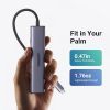Порт-реплікатор Ugreen CM478 USB Type-C HDMI, USB/3.0, Type-C for charging PD/100W (15495) зображення 8