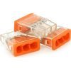Соединитель кабеля 3-pin самозажимна аналог WAGO К773-203, 50штпак Voltronic (К773-203)