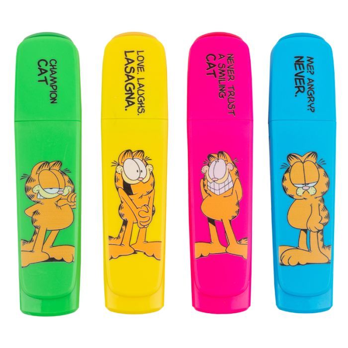 Набір маркерів Kite Highlighter Garfield, набір з 4-х кольорів (GF25-444)