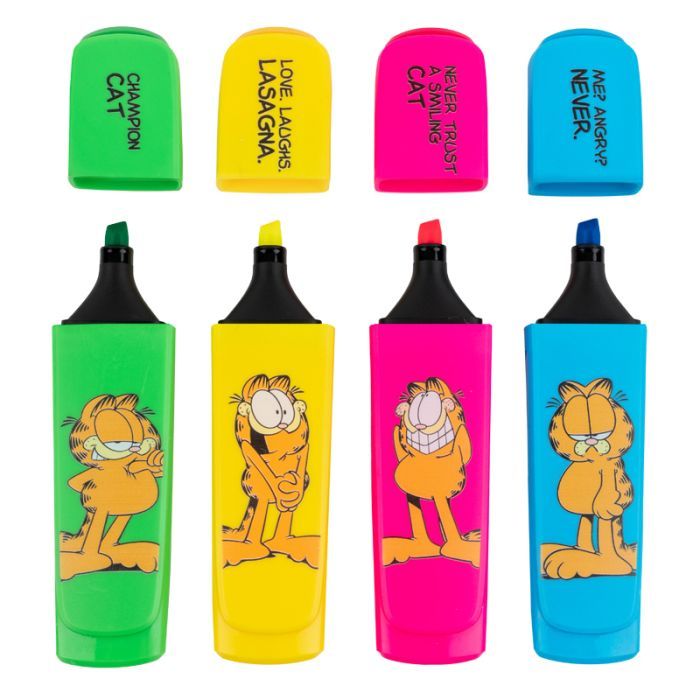 Набір маркерів Kite Highlighter Garfield, набір з 4-х кольорів (GF25-444) зображення 2