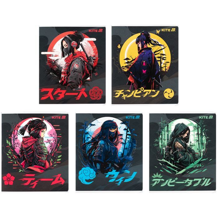 Зошит Kite Anime, 48 аркушів, клітинка (K25-259-1)