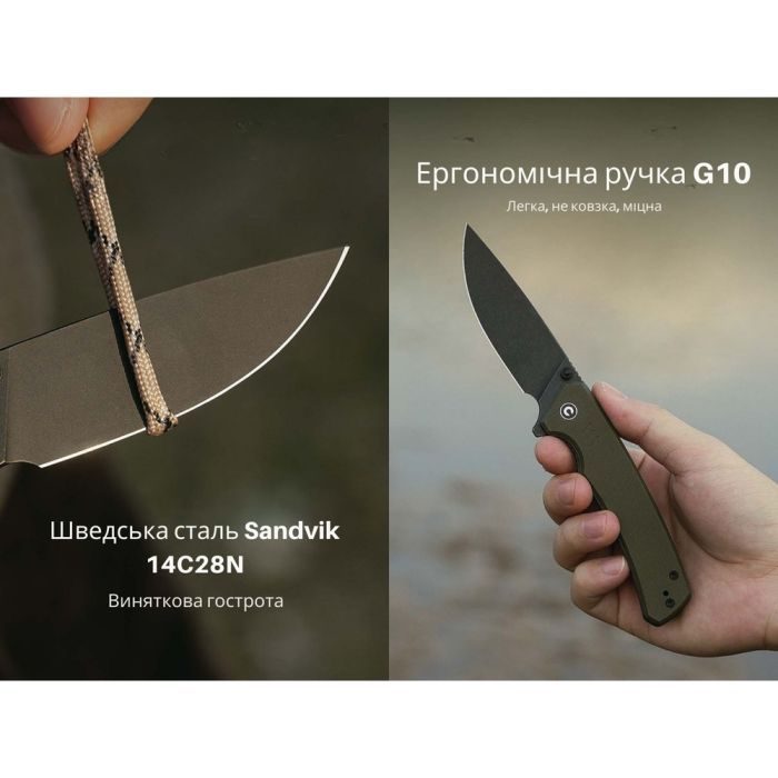 Нож Civivi Merit, Violet Micarta, Satin (C24012-3) изображение 10