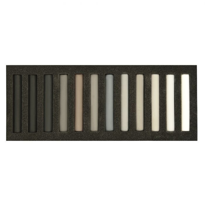 Пастель Santi Grey Tones суха 12 кол (353698) изображение 2