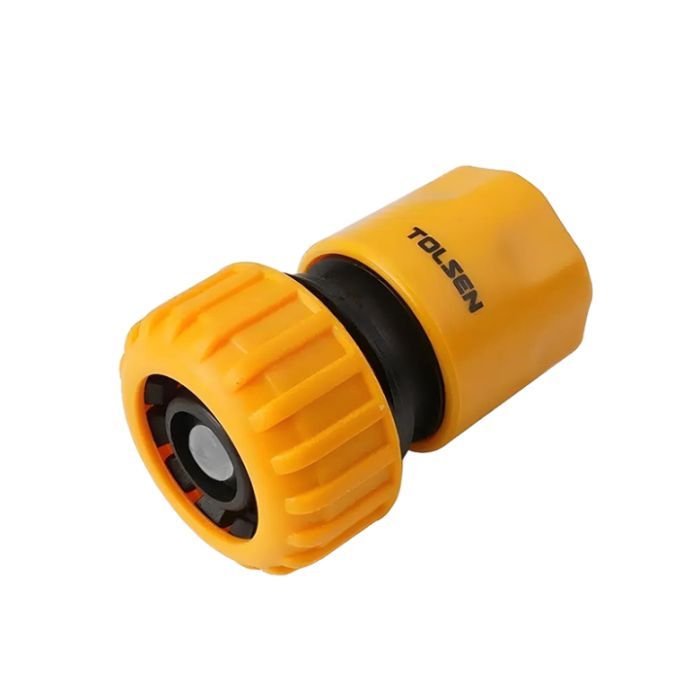 Соединительная муфта для шланга Tolsen 3/4" с аквастопом (57164)