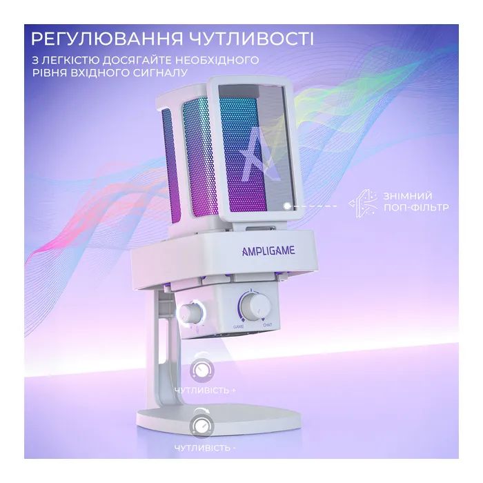 Мікрофон Fifine Ampligame Q8PRO USB Black (Q8PRO) зображення 9