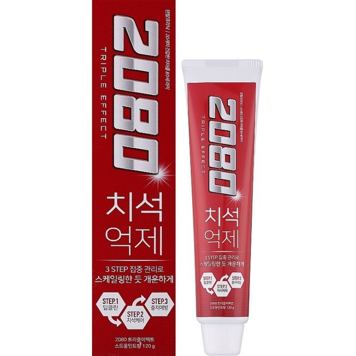 Зубна паста Aekyung 2080 Triple Effect Strong Mint 120 г (8801046386798) зображення 2