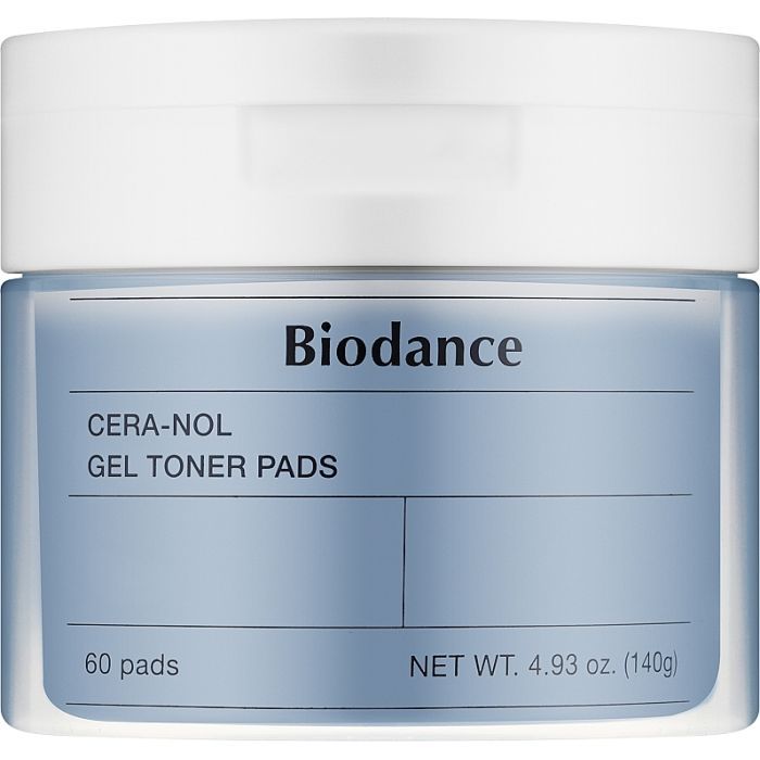 Патчи для лица Biodance Cera-Nol Gel Toner Pads 60 шт. (8809937361206)