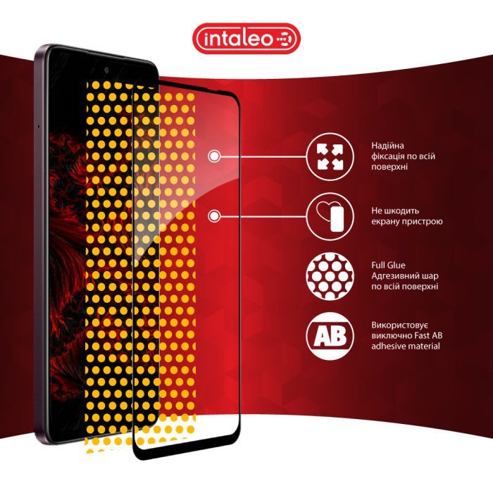 Скло захисне Intaleo Full Glue Oppo A3x Black (1283126598784) зображення 7