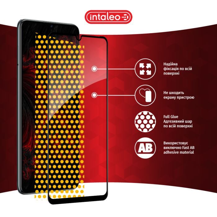 Скло захисне Intaleo Full Glue ZTE Blade A72S Black (1283126575839) зображення 7