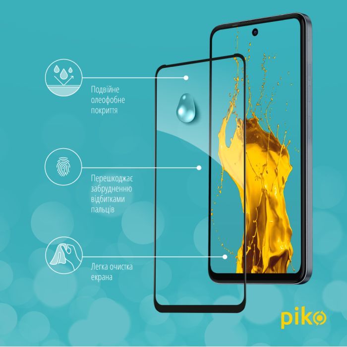 Скло захисне Piko Full Glue Tecno Spark 20C Black (1283126589072) зображення 4