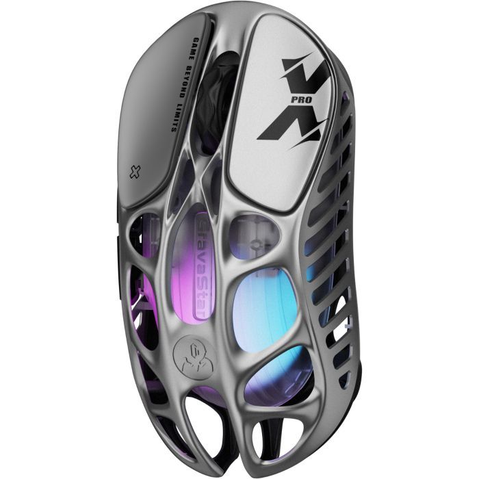 Мышка GravaStar Mercury X Pro 8K Wireless/Bluetooth/USB Grey (GSXPRO_GRY) изображение 5