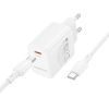 Зарядний пристрій BOROFONE BN26 Fuente USB-C PD20W + cable USB-C to USB-C White (6941991120251) зображення 3