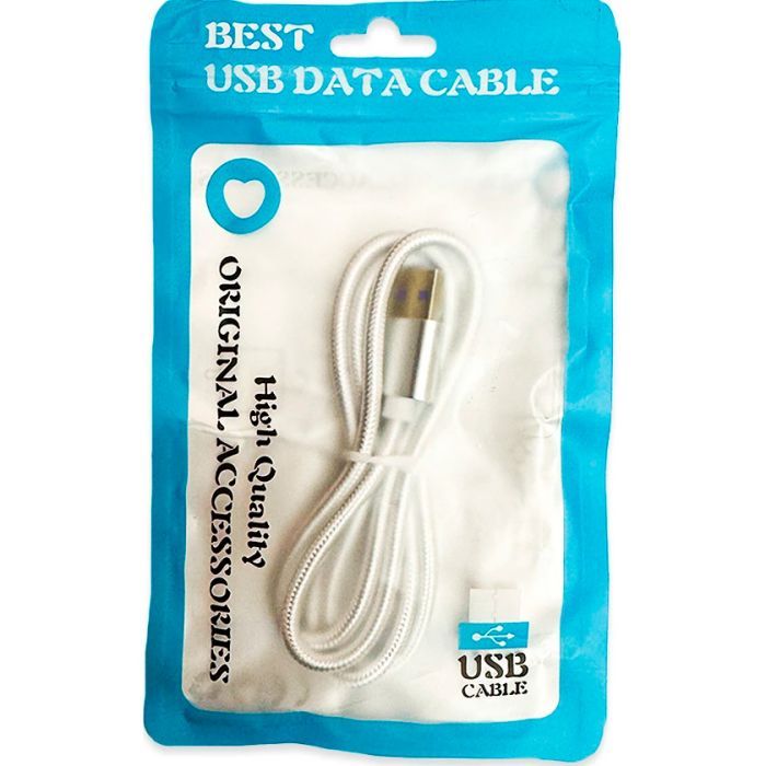 Дата кабель USB 2.0 AM to USB-C 1.0m 480Mbps white Ultra (UC100-0100WH) зображення 4