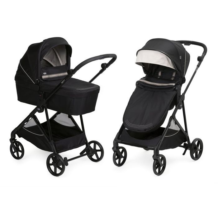 Коляска Chicco 2 в 1 Seety сіра (2900990869008) (87097.53.01)