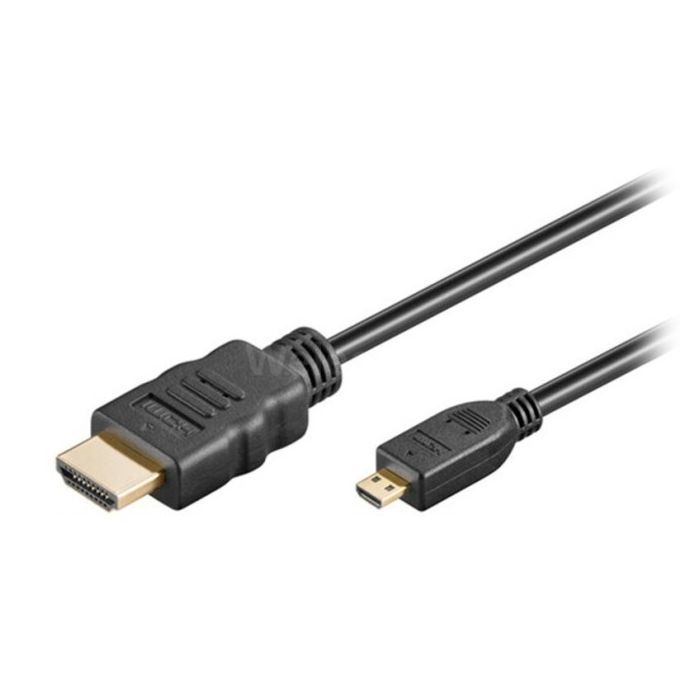 Додаткове обладнання для Мікро ПК Goobay (DE) Кабель Goobay microHDMI-HDMI для Raspberry Pi 2м (GB1-053785)