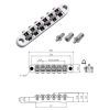 Бридж для гитары Paxphil BM025 Black изображение 2