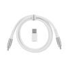 Дата кабель USB-C + USB A to USB-C 1.0m Double-Sleeved Geek white Keychron (CAB20_KEYCHRON)