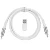 Дата кабель USB-C + USB A to USB-C 1.0m Double-Sleeved Geek white Keychron (CAB20_KEYCHRON)