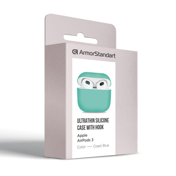Чехол для наушников Armorstandart Ultrathin Silicone Case для Apple AirPods 3 Pink (ARM60288) изображение 3