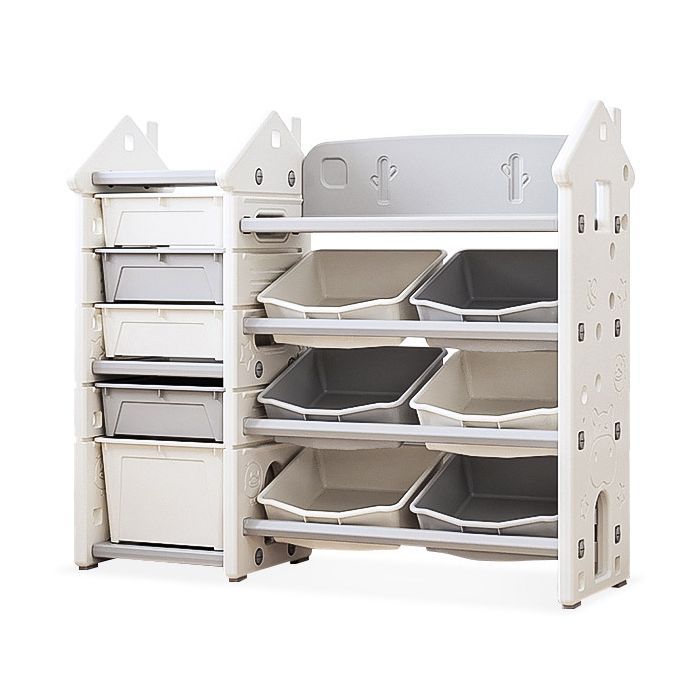 Детский стеллаж Mealux Dot White (KD-E194 White)