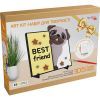 Картина по номерам Rosa Talent 3D Best Friend, МДФ ґрунтоване, 19х19 см (4823098543565) изображение 4
