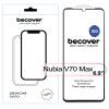 Стекло защитное BeCover Nubia V70 Max 10D Black (713557)