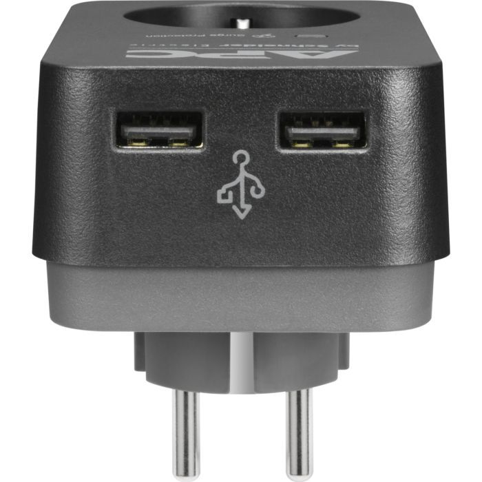 Сетевой фильтр питания APC Essential SurgeArrest 1 Outle, 2 USBt (PME1WU2B-RS) изображение 2