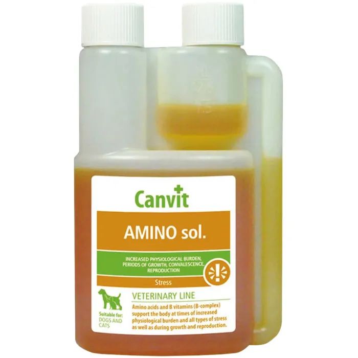 Витамины для собак Canvit Аминосол жидкая форма 250 мл (8594005572003)