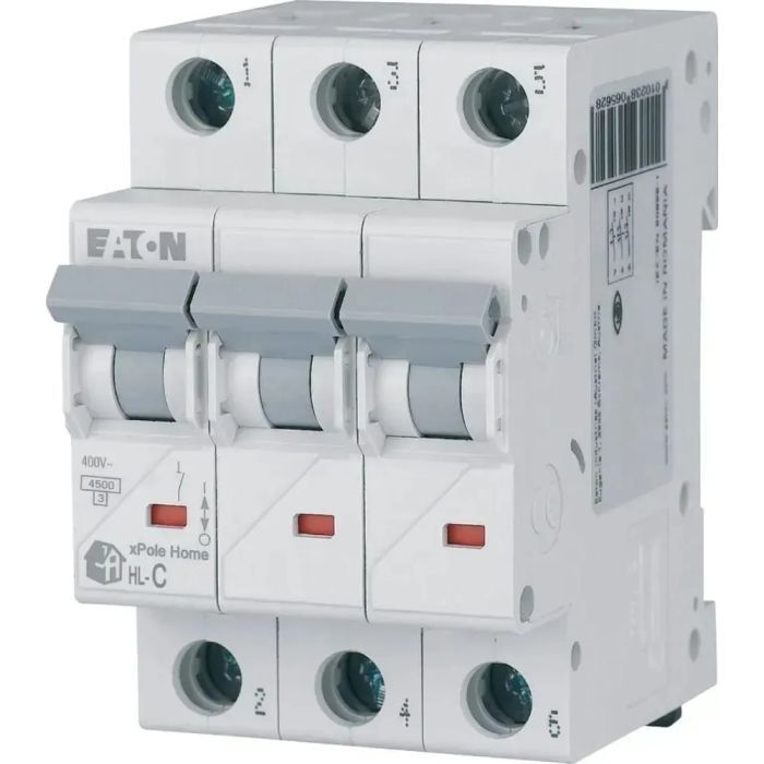 Автоматический выключатель Eaton 3-п. С 32А HL 4.5кА изображение 3