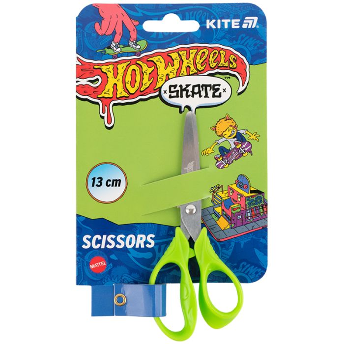Ножницы Kite Hot Wheels, 13 см (HW25-122) изображение 2