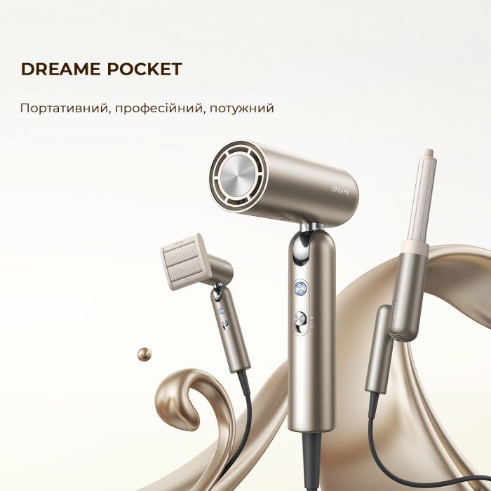 Фен Dreame Pocket Titanium (AHD51-TI) изображение 3