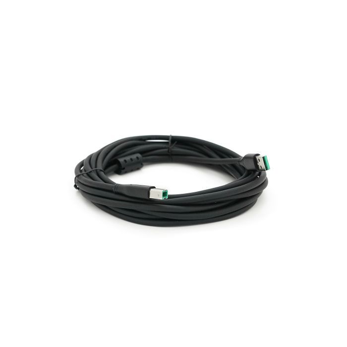 Кабель для принтера USB 2.0 AM/BM 5.0m ferrite black VEGGIEG (V-U207)