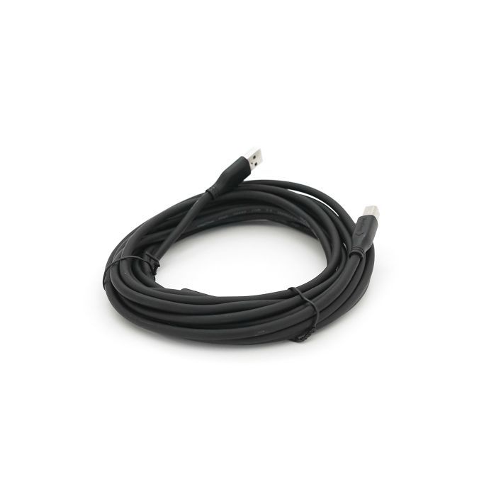 Кабель для принтера USB 2.0 AM/BM 5.0m ferrite black VEGGIEG (V-U207) зображення 2
