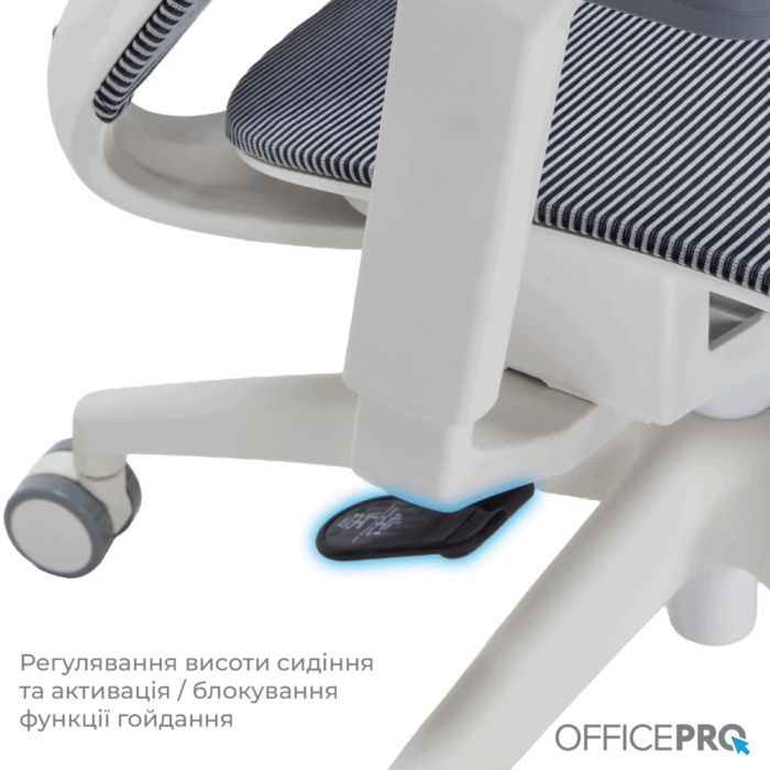 Офісне крісло OfficePro Balance OC620-W-DG-DG (OC620-W-DG-DG) зображення 10