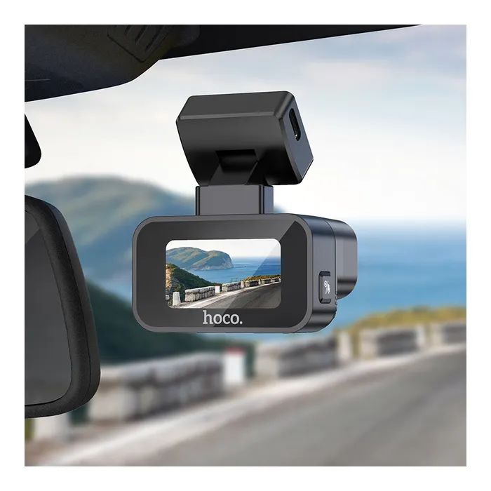 Відеореєстратор HOCO DV10 mini screen dashcam Black (6942007638630) зображення 8 Відеореєстратор HOCO DV10 mini screen dashcam Black (6942007638630) зображення 8