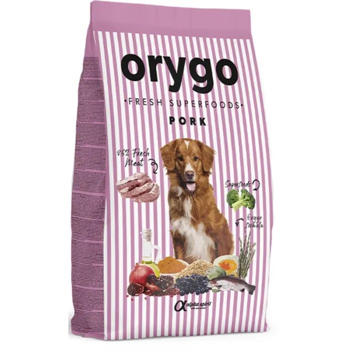 Полувлажный корм для собак Orygo Pork 8 кг (8436586312206)