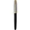 Ручка перьевая Parker SONNET 17 Metal & Black Lacquer GT  FP18 F (68 111) изображение 2