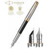 Ручка перьевая Parker SONNET 17 Metal & Black Lacquer GT  FP18 F (68 111) изображение 4