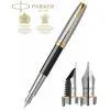 Ручка перьевая Parker SONNET 17 Metal & Black Lacquer GT  FP18 F (68 111) изображение 4