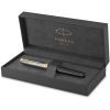 Ручка перьевая Parker SONNET 17 Metal & Black Lacquer GT  FP18 F (68 111) изображение 5