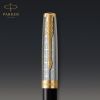 Ручка перьевая Parker SONNET 17 Metal & Black Lacquer GT  FP18 F (68 111) изображение 8