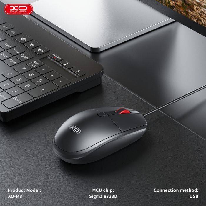 Мышка XO M8 Wireless Black (M8 Black) изображение 6