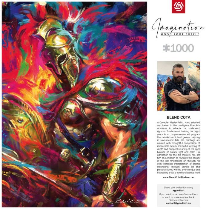 Пазл GoodLoot Imagination: Blend Cota The Illyrian Warrior 1000 эл. (5908305249665) изображение 6