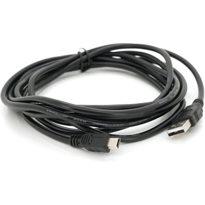 Дата кабель USB 2.0 AM to Mini 5P 3.0m black Voltronic (YT-C/AM-3MnB/5446)