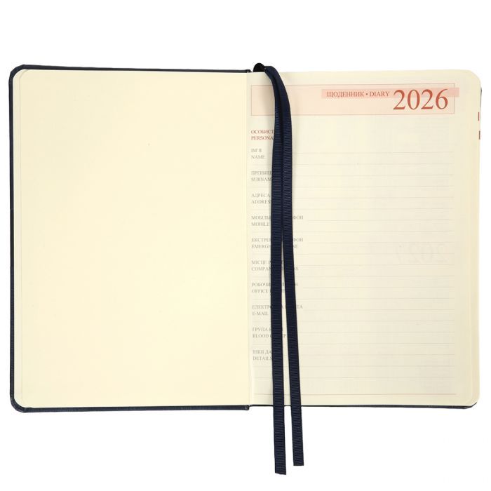 Тижневик Leo planner А5 датований 2026 "Persona", твердий, смарагдовий, 368 сторінок (252664) зображення 4