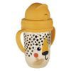 Поїльник-непроливайка Canpol babies BabiesBo з трубочкою і обтяжувачем, 270 мл, гепард (56/617_ora) зображення 2